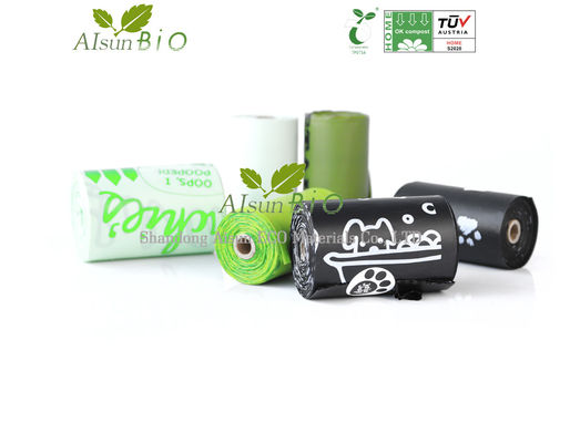 Environmentally Friendly Biodegradable Garbage Bag For Pet Waste Poo Corn Starch