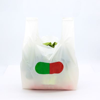 AISUN Customize Printed  Direct Factory Sale 100% Biodegradable PLA PBAT Compostable Shopping Bags for supermarket