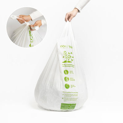 Printable PLA As4736 Compostable Bags Cornstarch For Grocery Supermarket Storage