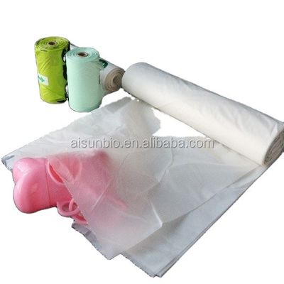 Corn Starch Cellulose Compostable T Shirt Bags For Supermarket Packaging