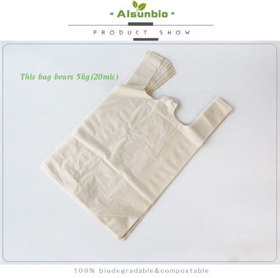 Reusable Biodegradable Shopping Bag T Shirt Shape ODM
