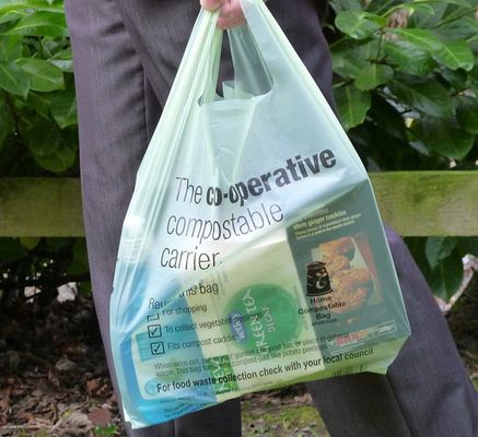 Bioplastic Eco Friendly Packaging Bags Home Compostable Bags ASTM6400