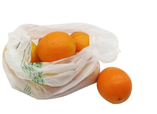 PLA Biodegradable Shopping Bag Compostable Plastic Customized