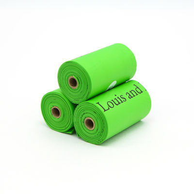 Factory Customized Eco friendly cornstarch compostable biodegradable dog poop bags for dog