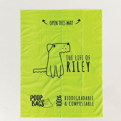 AISUN factory Customized Compostable Pet Garbage Poop Bags for Dogs