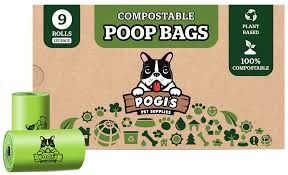 Eco Friendly 100% Biodegradable and Compostable Wholesale Pets Poop Bag Dog Waste Bags Sustainable OEM Logo Accept 15 Micron BPI