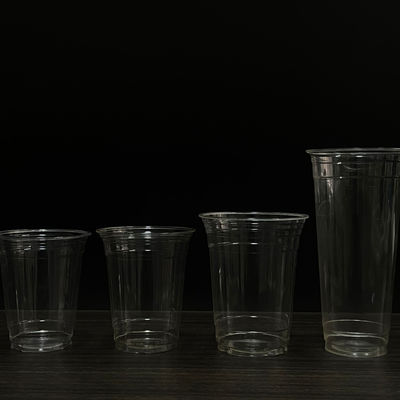 Take Away Disposable plastic Beer cups pla cup cold drink Milk Tea Customized 12 16 21oz Biodegradable cup