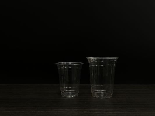 Take Away Disposable plastic Beer cups pla cup cold drink Milk Tea Customized 12 16 21oz Biodegradable cup