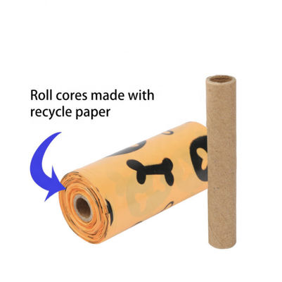 Pet Dog Poop Waste Bag Custom Corn Starch Based Biodegradable Lavender Scented Eco Friendly Outdoor Plastic Bag Holder 15 Micron