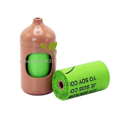 Customized Compostable Dog Poop Bag Biodegradable Pet Waste Bags D6400 En13432