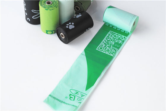 Plastic En13432 Certified Poo Bags Compostable Pet Bags Gravure Printing