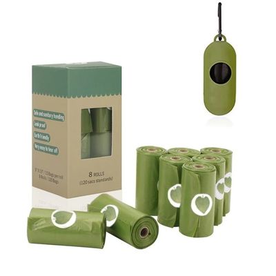 Custom PBAT Biodegradable Poly Bags Rolls For Dog Poop