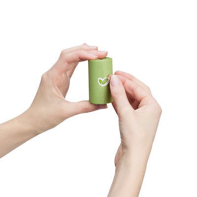 PLA Bio Compostable Dog Poop Bag For Waste Environmentally Friendly