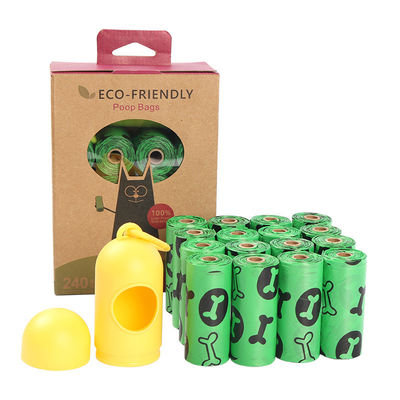 Custom Printed Compostable Dog Poop Bag Biodegradable Polythene Cornstarch