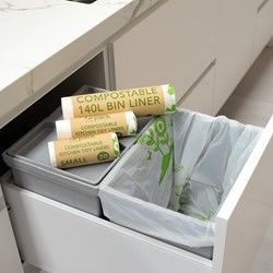33 Gallon Environmentally Friendly Trash Bags Compost Bags Kitchen Waste Collecting