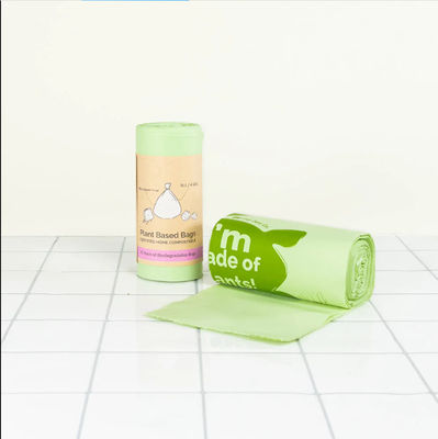 ASTMD6400 Certified Compostable Bin Liners Bags For Garbage 8L 10L 15L