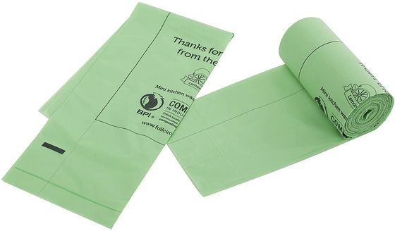 100% Biodegradable Dustbin Bags Compostable Trash Liners PLA PBAT