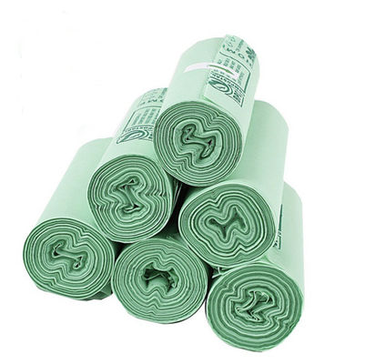 Custom Printed Small Cornstarch Bin Bags Eco Friendly 13 Gallon For Kitchen Trash