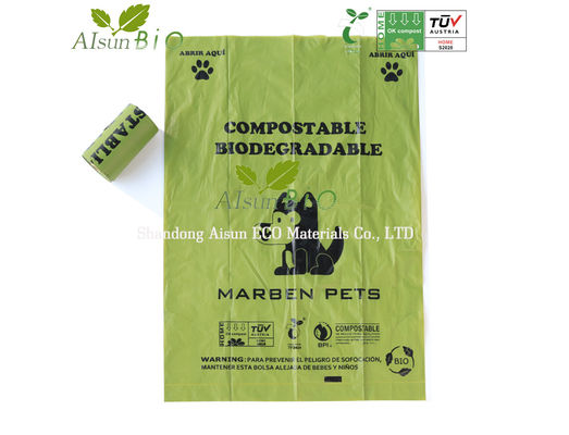 Environmentally Friendly Biodegradable Garbage Bag For Pet Waste Poo Corn Starch