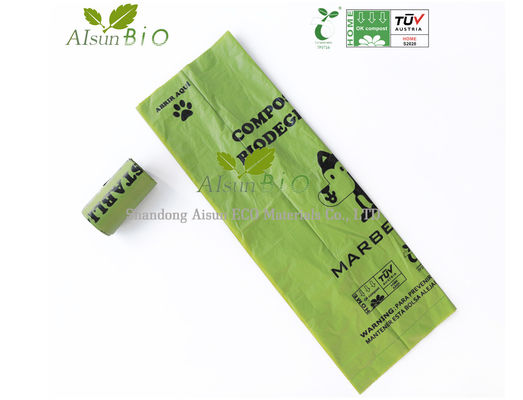 Environmentally Friendly Biodegradable Garbage Bag For Pet Waste Poo Corn Starch