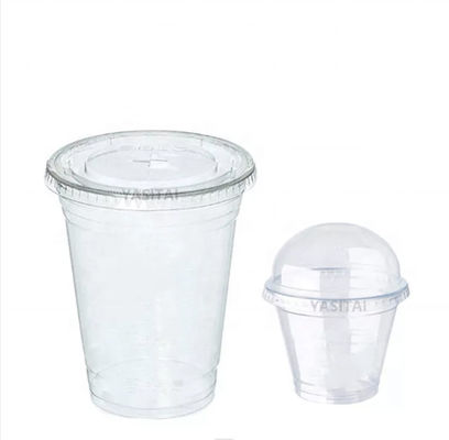 Disposable PLA 9 Oz Compostable Cups U Shaped Custom Printed