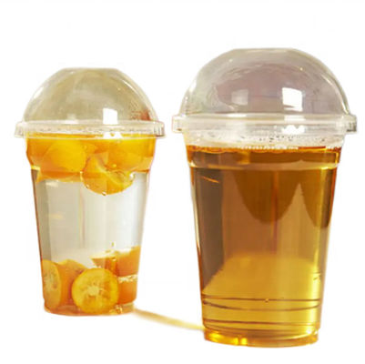 Disposable PLA 9 Oz Compostable Cups U Shaped Custom Printed