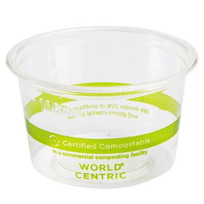 Aisunbio Customized Biodegradable PLA Cups And Lids for Juice Soda