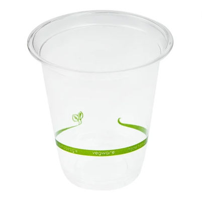 Corn Stach Coffee Biodegradable PLA Cups Transparent 700ml Environmentally Friendly