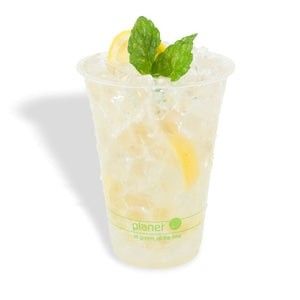 100% Compostable Biodegradable PLA Cups 12 14 16 Oz For Water Drinking