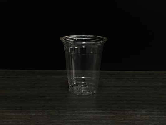 Beverage Cornstach Biodegradable PLA Cups With Lids Single Wall
