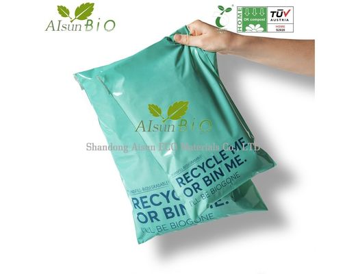 Coloured Plastic Compostable Mailer Bag For Postage Parcel Packaging Eco Friendly