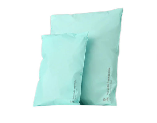 Custom Poly Printed Compostable Mailer Bag Black Pink Blue