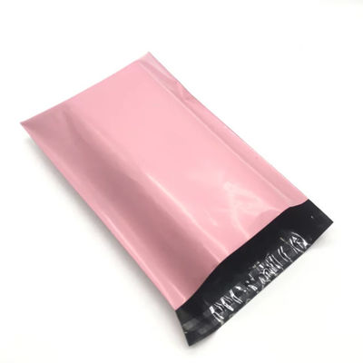 Custom Poly Printed Compostable Mailer Bag Black Pink Blue