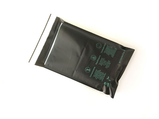 Padded Bubble Biodegradable Shipping Bags Black Small PLA