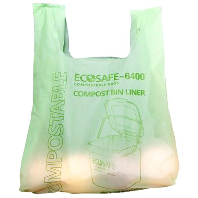 Compostable Carrier PLA Packaging Bag Corn Degradable ODM