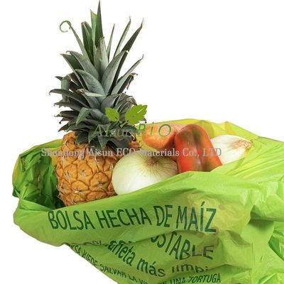 100% Biodegradable PLA Polybag Plastic for Shopping OEM